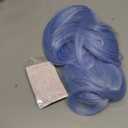 SUKRI Light Blue Wigs with Bangs Long Straight Blue Wigs for Women Heat Resistant Synthetic Wigs for Girls Cosplay Party Halloween Daily Use 22 Inch