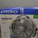 Lasko Wind Machine Fan, Air Circulator Fan with 3 Speeds, 20" Model 3300, Gray
