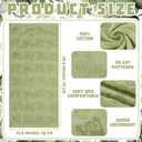 Remagr 3 Pcs Eucalyptus Leaves Hand Towels Set 100% Cotton Jacquard Sage Green Bath Towels Botanical Farmhouse 29.5 x 13.8 Inch Absorbent Soft Kitchen Towel for Home Spring Summer Decor Festive Gift