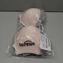 Amazon Essentials Women's Push-Up Cotton Bra, Pack of 2 (34DD, Grey Heather/Pearl)