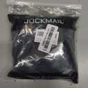 JOCKMAIL Men's Jockstrap Underwear Breathable Jock Strap Adjustable Underwears with Removeable Pouch Men Jock Strap (US, Alpha, One Size, Regular, Regular, Black)