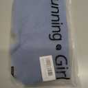 RUNNING GIRL Yoga Tank Tops for Women Built in Shelf Bra B/C Cups Strappy Back Activewear Workout Compression Tops (Blue)