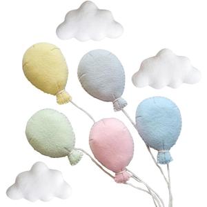 Eforcase Newborn Photography Props Felt Balloons Clouds Decors Photo Props Photoshoot Unisex Baby Boys Girls Photo Prop