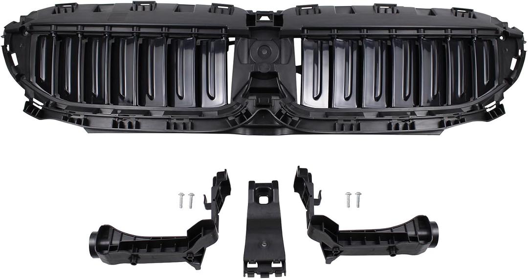 NewYall Front Upper Radiator Grille Active Shutter with Motor for BMW 330i M340i xDrive M3 2019 2020 2021 2022