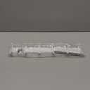 Coat Rack Wall Mount Hooks - 15 Inch Matte White Metal 6-Hook Organizer Wall Mounted, Modern Kids Room, Entryway & Bathroom Hanger for Beach Towels, Coats, Purses, Bags (1 Pack)