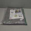 Drymate Dog Crate Mat Liner, Absorbs Urine, Waterproof, Non-Slip, Washable Puppy Pee Pad for Kennel Training - Use Under Pet Cage to Protect Floors, Thin Cut to Fit Design (USA Made) (LGrey)(29"x50")