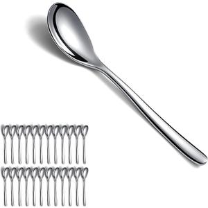 2 x Kyraton Teaspoons Set of 24, Stainless Steel Coffee Spoon, Spresso Spoons for Home, Restaurant, Hotel, Parties, Dishwasher Safe