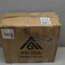 AYURA Retractable Garden Hose Reel 100 ft x 1/2 inch with Pro Metal Shaft, Heavy Duty Automatic Garden Hose Reels with Kink-Free Rewind and Lock at Any Length, Wall Mount Water Hose Reel for Outside (Green)