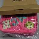 Aimsnk Kids Bento Lunch Box with 8oz Soup Thermo, Kids Leakproof Lunch Food Containers with 4 Compartment,Insulated Hot Food Jar with Lunch Bag for School, Travel (Pink)