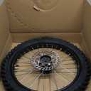 17 inch Front Rim Wheel Tire Tube Assembly for Apollo RFZ SSR 125cc XR CRF DB KLX125 KX85 TTR125 YZ85 YZ80 RM80 Dirt Pit Bike Tao Tao BD17 with 15mm Axles Includes Brake Rotor (17 inch)