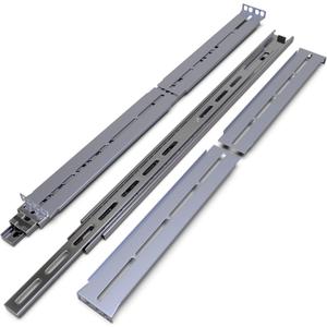 Rackmount Sliding Rails - Kit for 1U-4U Chassis (Adjustable 18" to 25" Depth) 2 or 4 Post Mount Sliders for Server Case (Compatible with Any Standard Rack, Cabinet, Computer Enclosure) Tupavco TP1811