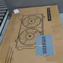 A-Premium Engine Radiator Cooling Fan Assembly Compatible with Select Fiat Models - 500 2012-2019 - Replace# 68073673AA, 68073673AB