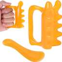 5 x 2pc Fascia Massage Tools, Portable Handheld Myofascial Release Massager for Cellulite Muscle Knots for Deep Tissue Massage Skin Tightening (Yellow)