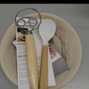 Sourdough Proofing Basket Gift Set, 9" Round and 10" Oval Banneton Bread Baking Supplies, Sourdough Baskets with Bread Lame, Danish Whish, Bowl Scraper, Sourdough Scraper, and Linen Liner (9-Piece Kit)