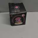 80S Pink Roses Building Toy Set, 158 Pieces with Lighted Base, ABS Dust-Proof Shell, DIY Gift for Kids & Adults, Perfect for Mothers Day, Birthday, Holiday  Creative Educational Building Blocks