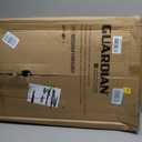 Medline Two-Button Folding Walker for Seniors, 5" Wheels, 32.5" to 39.5" Height, 400-lb. Capacity