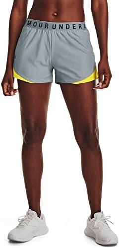 Under Armour Women's Play Up 3.0 Shorts, XXS, Grey