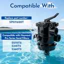 SP071620T 2" Multiport Valve, Vari-Flo Top Mount Hayward Pro Filter