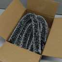 Watayo 6 Pcs Christmas Village Hedges, 14" Extra Length Flexible Sisal Hedge, Winter Micro Landscape Xmas Village Decor Accessories for DIY Snow Scenes, Craft Display, Table Decoration