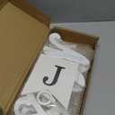 VIOPVERY Mr and Mrs Sign for Wedding Table,Large White Mr and Mrs Sign,Wooden Letters,Mr & Miss Sign with Just Married Banner Wedding Decorations for Anniversary