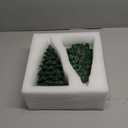 SURAIELEC Battery Operated Christmas Tree Candles, 6-Hour Timer Flameless Tree Candles, Real Wax Finish, Flickering LED Candle, 9'' Christmas Candlesticks for Window, Mantel, Dining Table, 2-Pack