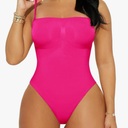 REORIA Shapewear Bodysuits for Women Tummy Control Seamless Body Shaper Sculpting Snatched Waist Butt Lifting Thigh Slimmer, Size S