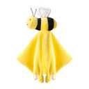 Pro Goleem Bee Loveys for Babies Soft Security Blanket Baby Snuggle Toy Stuffed Animal Blanket Unisex Lovie Baby Gifts for Infant and Toddler Yellow 12 Inch