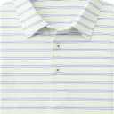 M MAELREG Mens Golf Shirts Dry Fit Moisture Wicking Performance Sports Short Sleeve Striped Collared Polo Shirts for Men (XXXL)