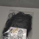 karlery Kids Girls Short Bob Wave Black Wig with Red Bow Princess Halloween Cosplay Costume Anime Party Wig