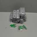 Solar Step Lights for Outside, 8-Pack Stair Light Outdoor Waterproof IP67, 14 LED Warm White Light Solar Powered Lighting for Steps, Stairs, Deck, Patio, Walkway, Front Porch Decor