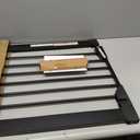 Fairy Baby 22.8"-25.5" Narrow Baby Gate for Stair, Pressure Mounted Auto-Close Pet Gate for Small Walk Thru and Doorways, Safety Child Gate No Drilling, No Extensions, Black