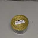 Ribbli Dark Moss Velvet Wired Ribbon 2.5 Inch Moss Green Velvet with Gold Glitter Christmas Ribbon for Christmas Tree Decoration Big Bow Gift Wrapping Crafts Wreaths Supplies- 10 Yards