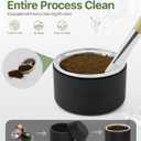 Grasseed Reusable VertuoLine Capsule Kit for Nespresso Pods with 100Pcs Aluminum Foil Seals Lids, Refillable Coffee Pods for VertuoLine to Refill Pods