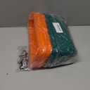 Cedilis 4 Pack Hanging Duck Feeder, Chicken Fence Feed Trough with Clips, Poultry Livestock Food Water Feeding Container for Goat, Goose, Rabbits, Sheep, Each Feeder 2.5 Quarts