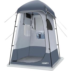 Shower Tent, Outdoor Camping Privacy Shelter-Dressing Changing Room-Portable Toilet Tent for Hiking Sun Shelter Picnic Fishing (Gray)