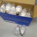 ENERGETIC SMARTER LIGHTING 24-Pack A19 LED Light Bulbs 60 Watt Equivalent, Cool White 4000K, E26 Medium Base, Non-Dimmable LED Light Bulb, ETL Listed