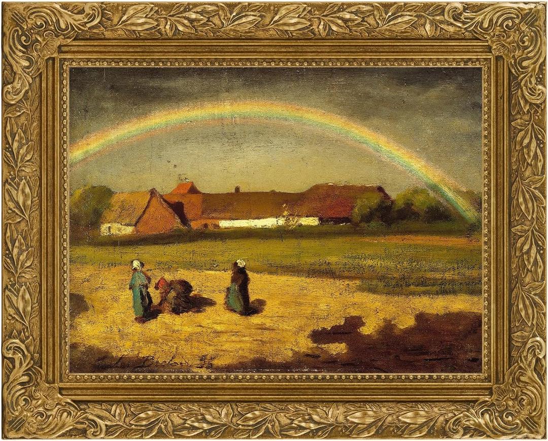 FOLKOR Solid Wood 16x20 Classical Canvas Frame, Gallery Ready Style, Gold