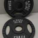 Cast Iron 2-Inch Olympic Plate Weight Plate for Strength Training and Weightlifting