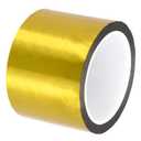 MECCANIXITY Gold Tone Metalized Tape 3 Inch x 55 Yards Decor Tape for Detailing Accent Wall, Graphic Arts