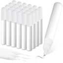 MotiMind 24 Pcs White Tacky Glue Pens Bulk for Crafts Quick Dry Mini Glue Pens for Crafting Mini Tacky Bottles Sticks for End of Year Gifts from Teacher DIY Arts and Crafts Projects (White)