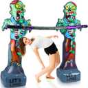 Halloween Limbo Game Inflatable Zombie Party Game for Adults Halloween Limbo Stick Big Horror Zombie Inflatable Decor for Indoor Outdoor Activities