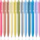 Mr. Pen- Retractable Gel Pens, 12 Pack, Black Ink, Fine Point 0.5mm, Fast Dry, Smooth Writing, Cute Pens for Drawing, Writing Planner and School Supplies