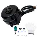 WR60X187 215501800 215501901 Refrigerator Condenser Fan Motor Upgraded Aluminum Casing OEM Components