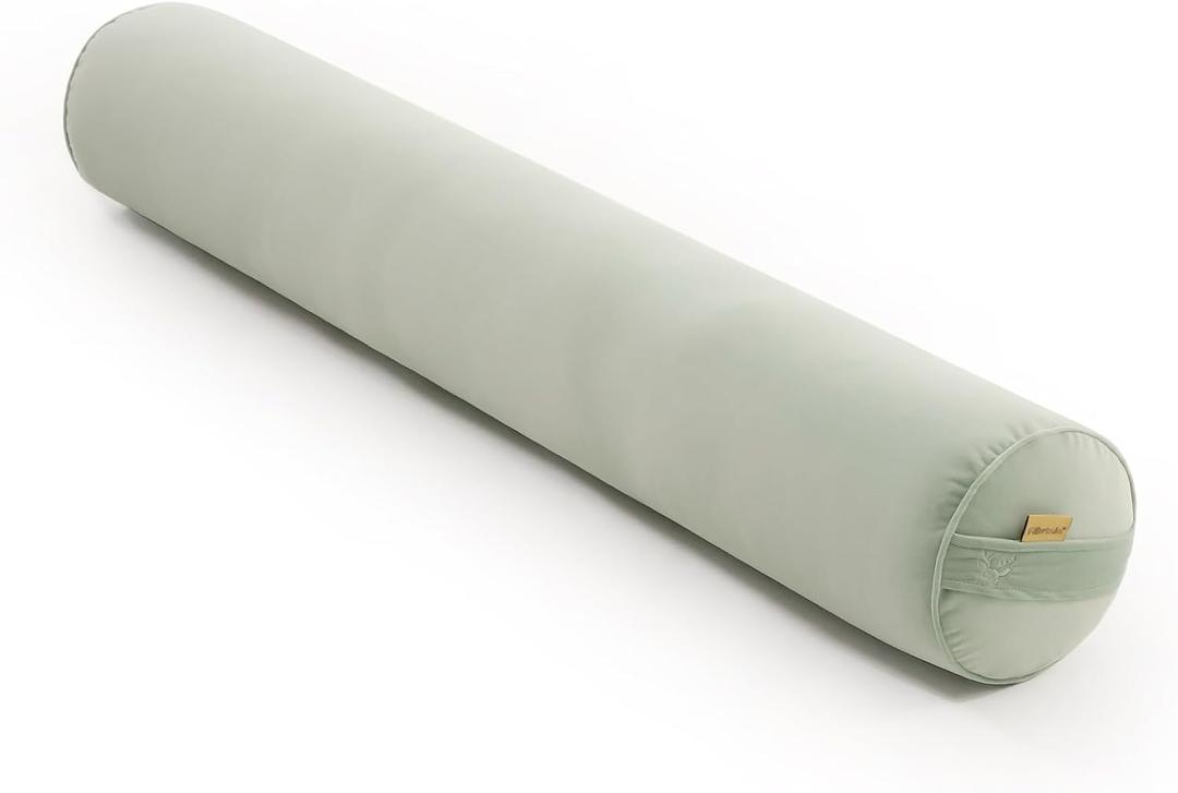 Body Pillow for Adults,Long Round Pillow,Big Cylindrical Pillow,Large Full Bolster Pillows for Side Sleepers (Celadon Green, 47.24"*7.87")