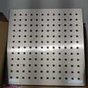 Hibbent Thickness Metal Rain Shower Head, 10'' High Pressure Rainfall Shower Head, Square Bathroom Waterfall Shower Heads, High Flow Fixed Showerheads with Adjustable Brass Ball Joint, Brushed Nickel