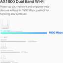TP-Link AX1800 Dual Band Gigabit Wi-Fi 6 Access Point (TL-WA1801) Desktop Wi-Fi Bridge HE80 & Beamforming Supports Multi-SSID/Client/Range Extender Mode 4 Fixed Antennas Passive PoE