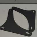 Adjustable Driver/Passenger Seat Backrest Component:Fixed Mounts (Fat Boy 01-07/Deluxe/Heritage 00-17 (Black))