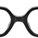 TIJN Olisa Blue Light Blocking Glasses for Women Men,Oval Glasses Frame Bluelight Glasses for Gaming/Computer/Screen (21. Black (Square))