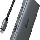 TP-Link USB C Hub 7-in-1 Multiport Adapter (UH7020C) | 4K@60Hz HDMI, SD & microSD, 100W Power Delivery, 1USB-C, 2USB-A Ports | 5Gbps High-Speed Dongle | Compatible w/MacBook and More | Plug & Play