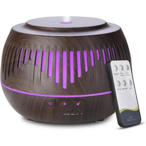 Humidifiers for Bedroom Large Room Home Whole House Baby Kids Plants,Cute Aromatherapy Diffuser 500ml Ultrasonic Cool Mist Humidifier Quiet,Essential Oil Diffusers with LED Night Light Remote